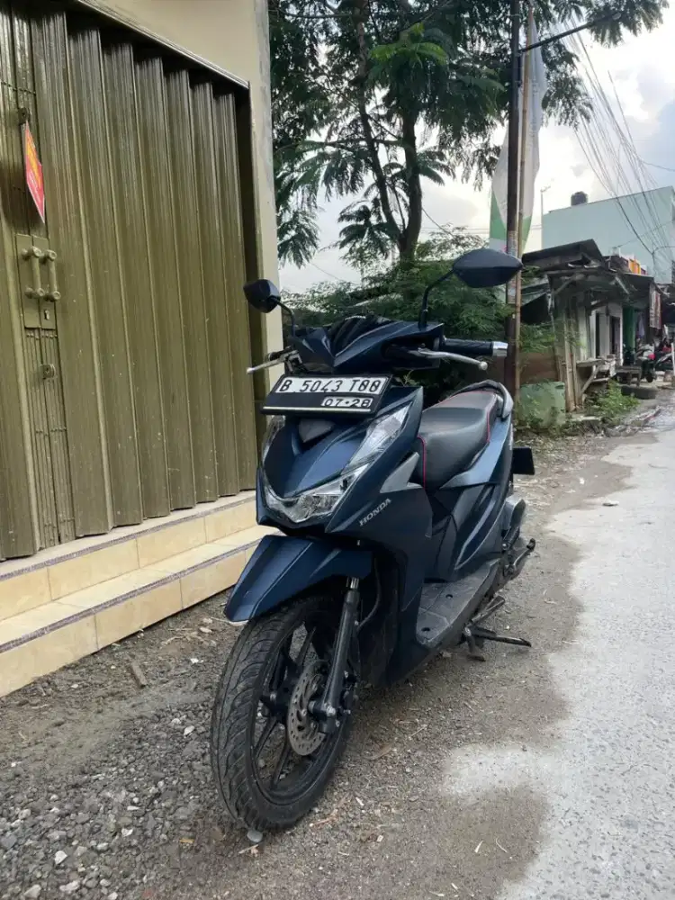 beat deluxe 2023 type tertinggi km low siap pakai
