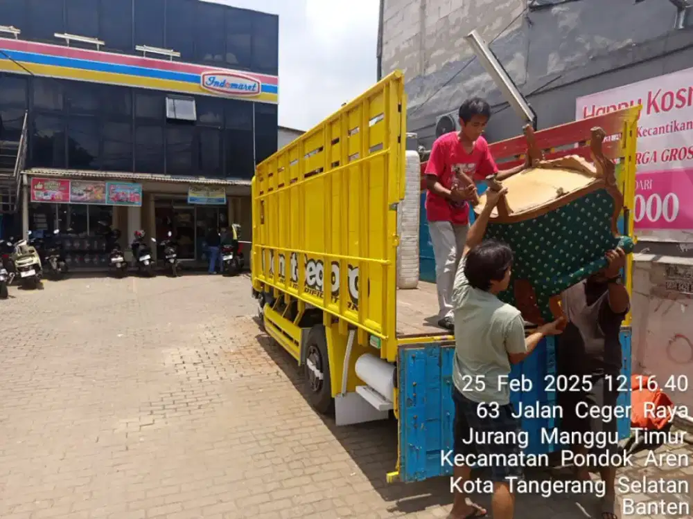 Sewa truk pindahan rumah termurah dan terpercaya dijabodetabek