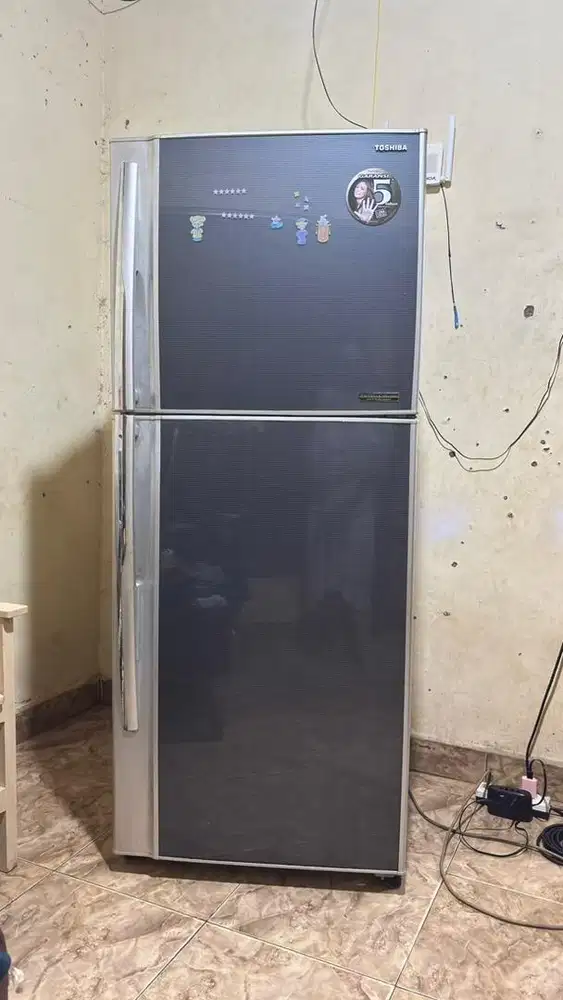 kulkas toshiba 2 pintu besar