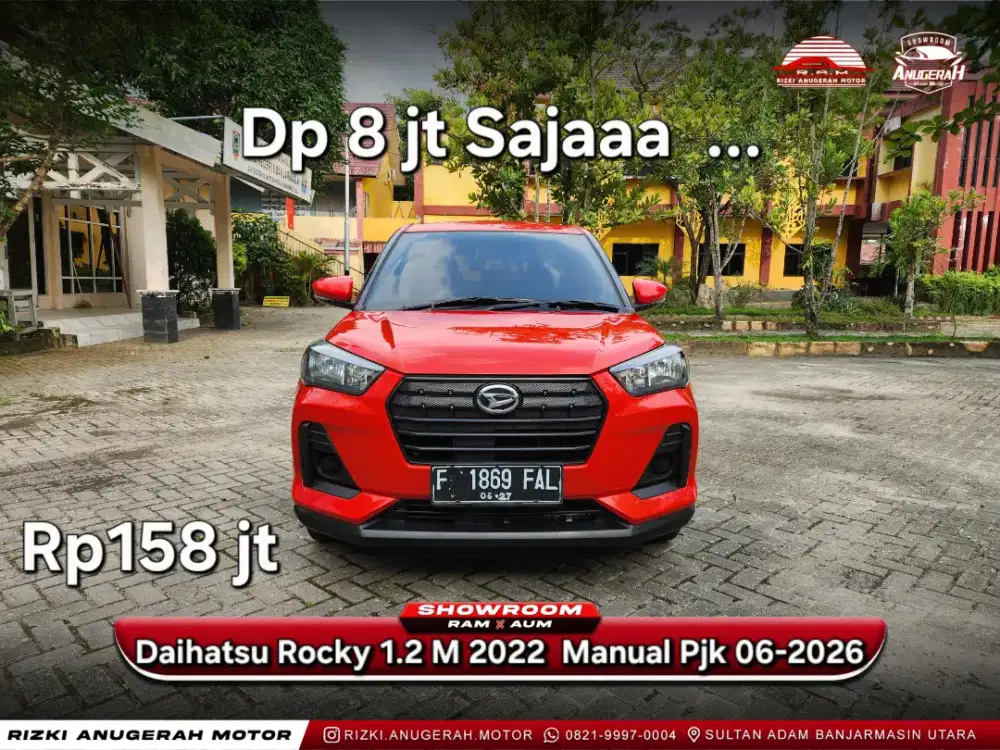 Dp ringan Daihatsu Rocky 1.2 M 2022 Manual MT