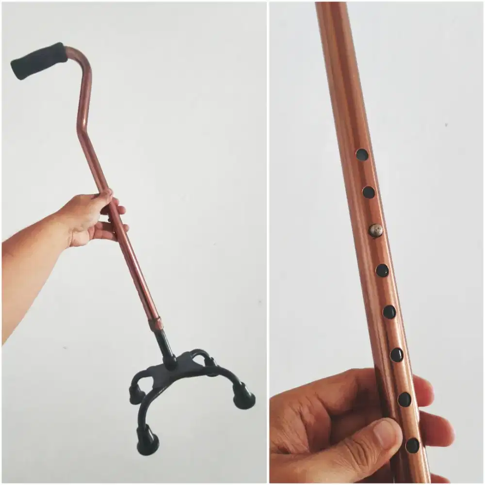 (Free/Gratis) Tongkat Jalan 4 Kaki, Baca Deskripsi