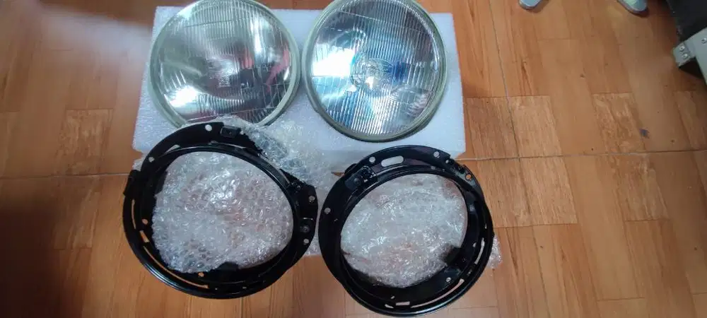 Headlamp Bulat Jimny Katana KOITO Japan + Bracket baru
