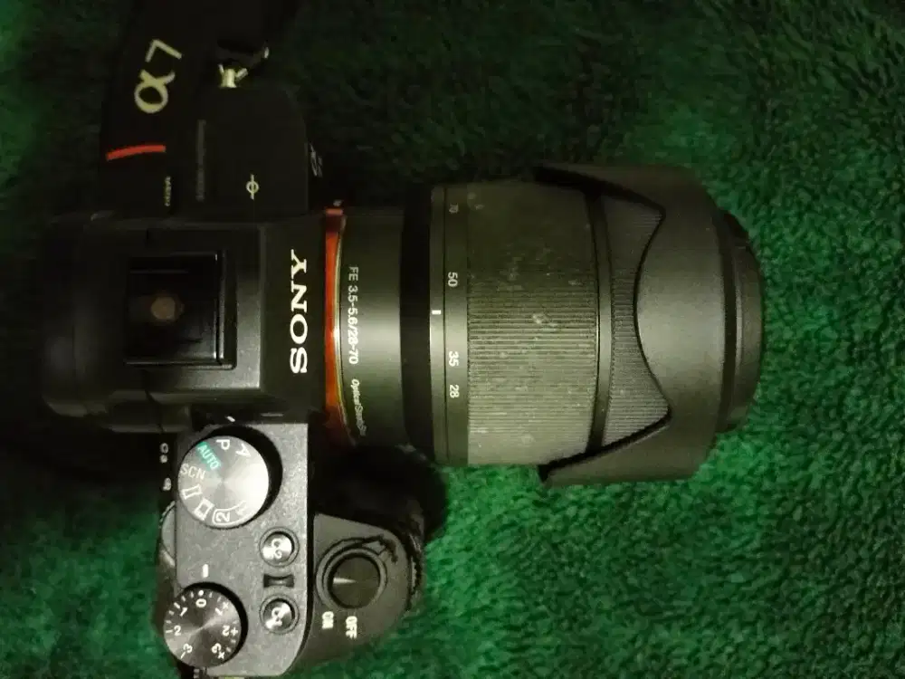 Kamera Sony mirrorless mulus a7II dan asesoris