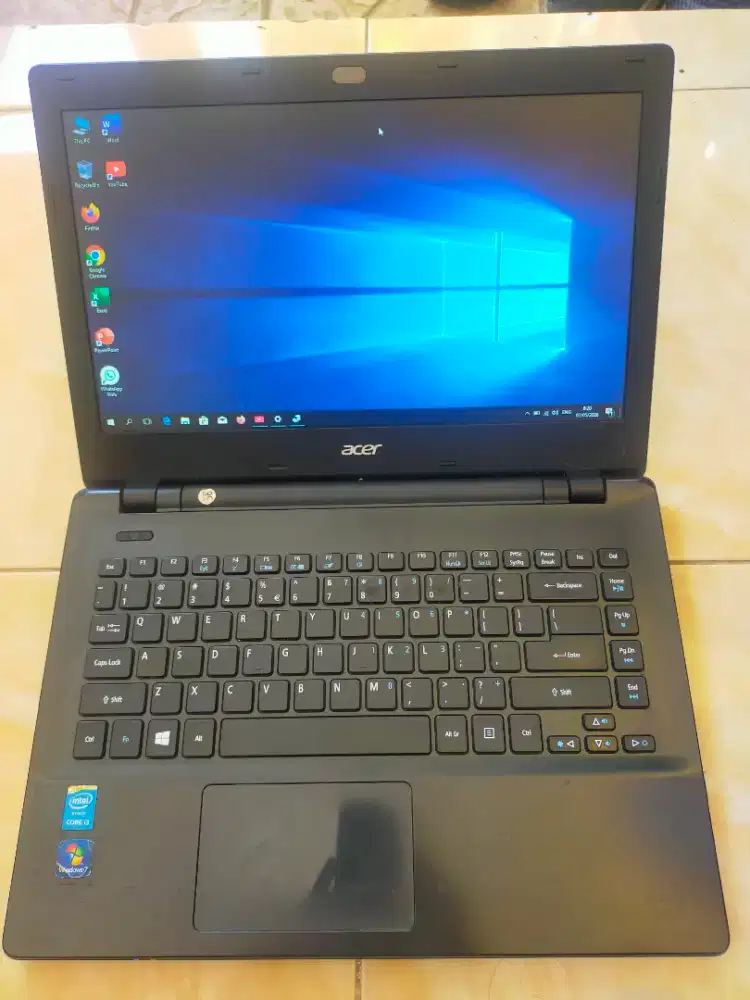 Dijual laptop Acer aspire E5-471 Intel i3 gen 4 ram 6GB HDD 500GB