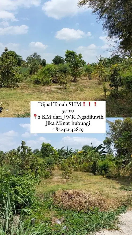 Tanah 700m2 SHM Akses 1 Mobil- Sekitar JWK Mojo