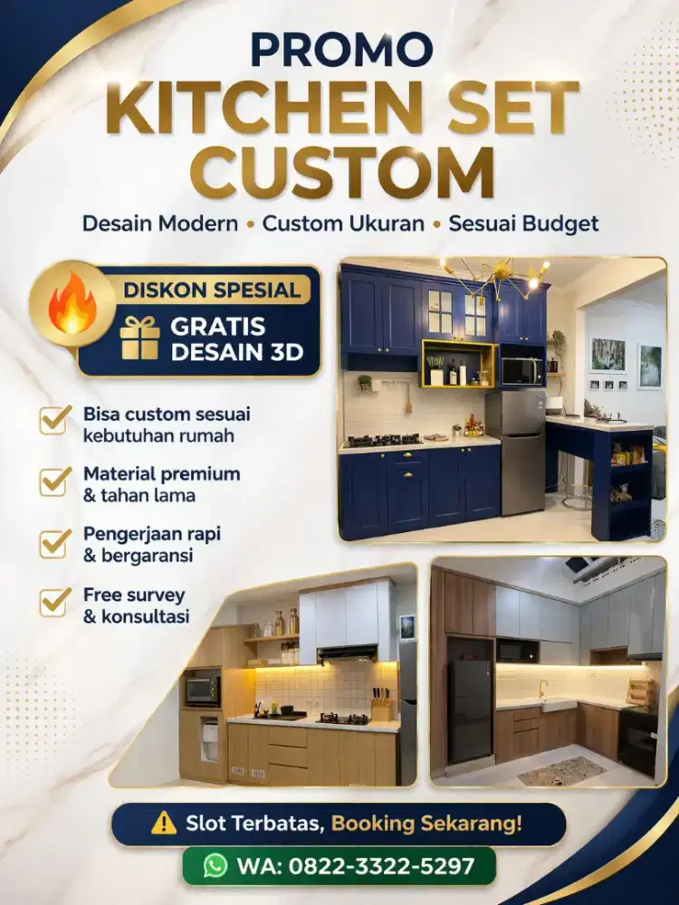 Jasa Kitchen Set & Custom Furniture