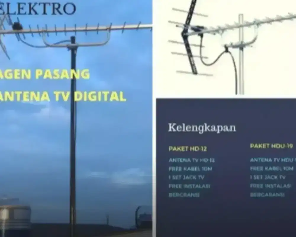 Paket Pasang Baru Antena Tv Digital Di Cerenang Balaraja Cikupa Cisauk