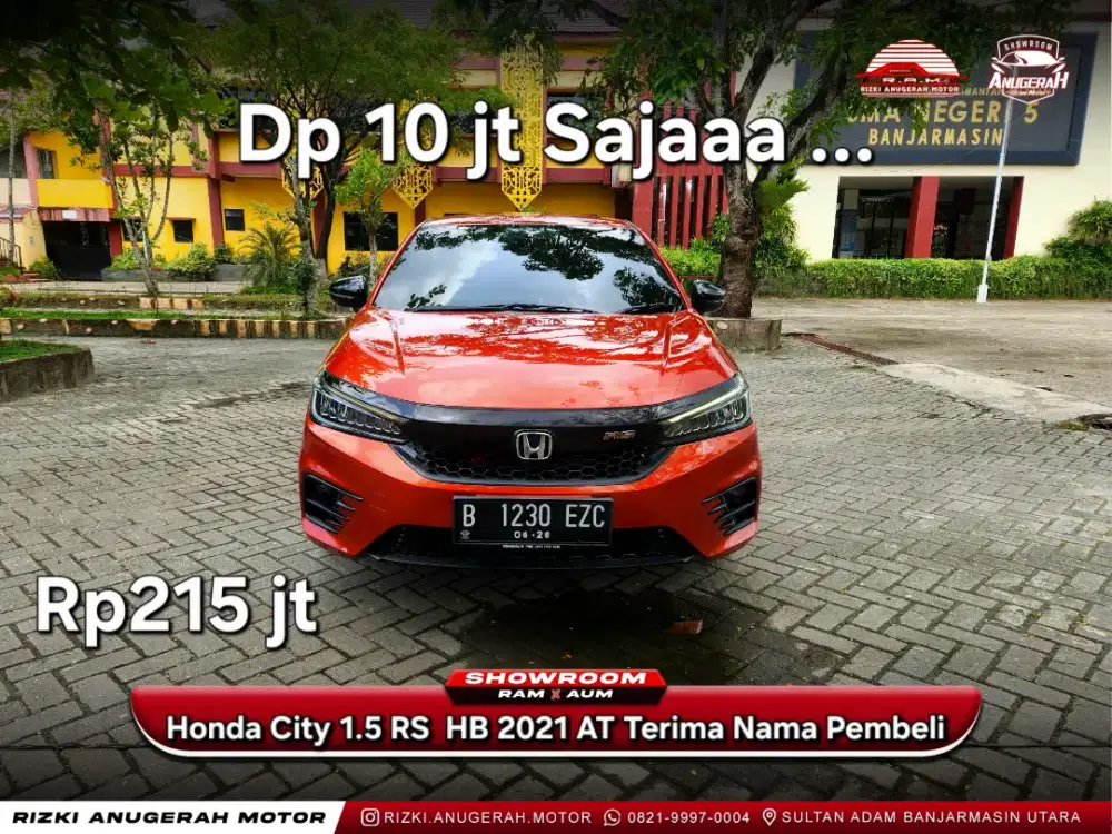 Dp ringan Honda City 1.5 RS Hatchback 2021 Automatic AT