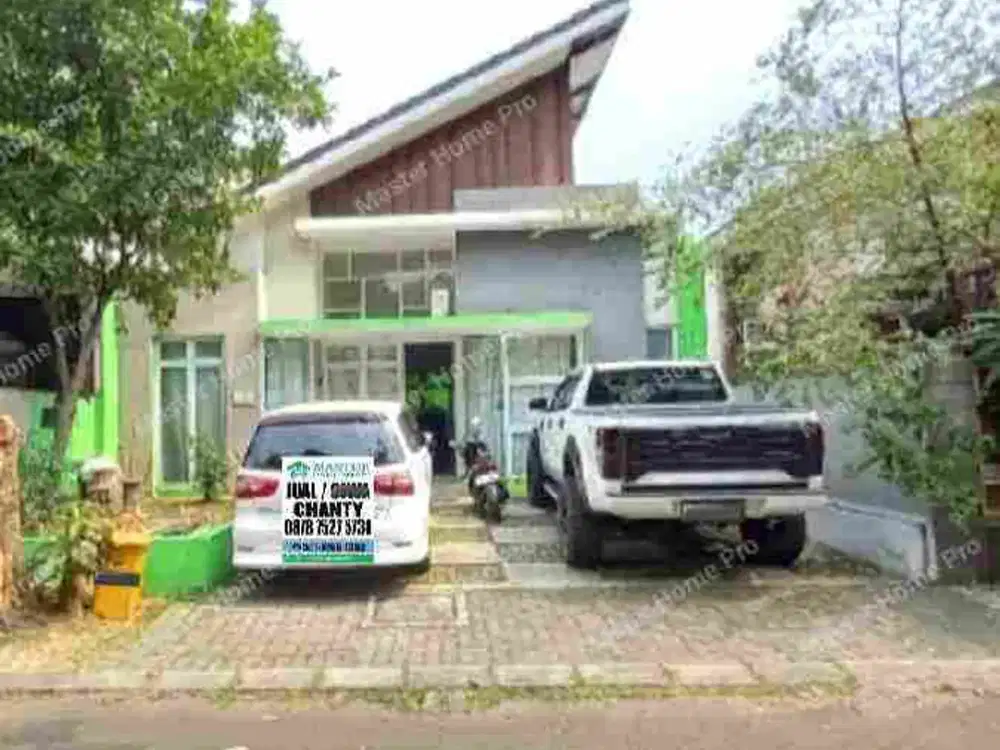 Rumah Cluster Hadap Selatan Tanah Luas Dijual