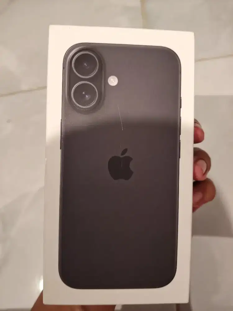 Jual iPhone 16 128 Black - New Garansi iBox / Erafone