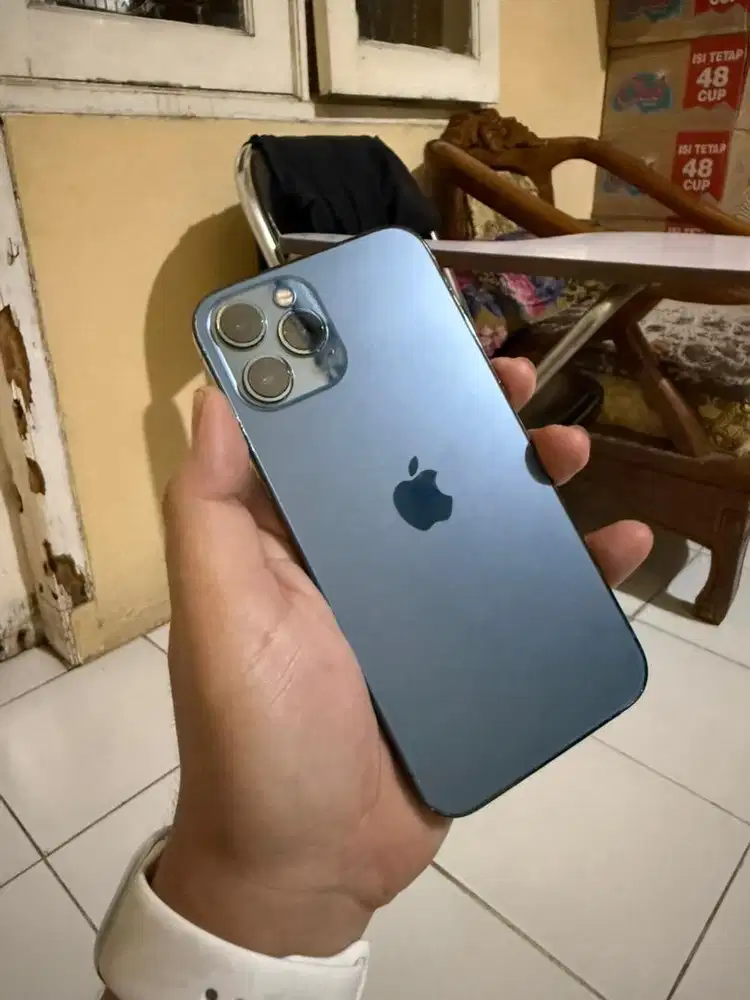 Iphone 12 promax 128 pacificblue