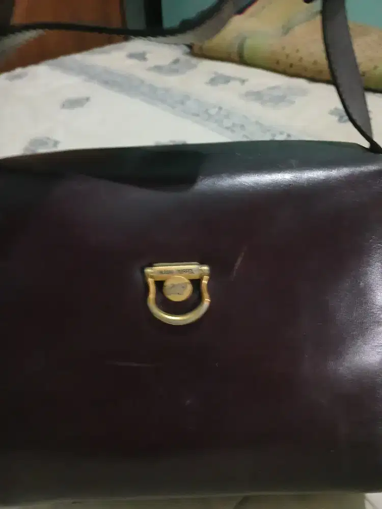 Tas Kulit Braun Buffel