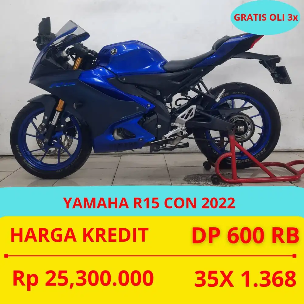 PROMO SUKSES MOTOR YAMAHA R15 CON 2022 DP MURAH 600 RIBU GUYS