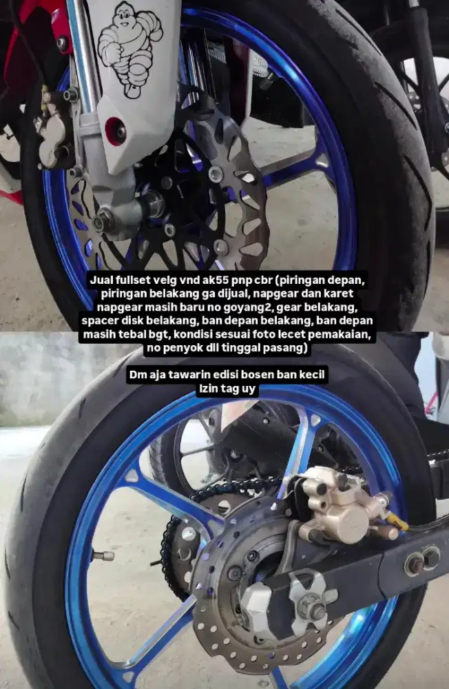 VELG SET VND AK55 PNP CBR