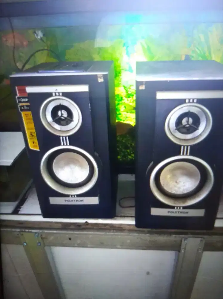 Mini compo Politron murah suara bagus ngebas