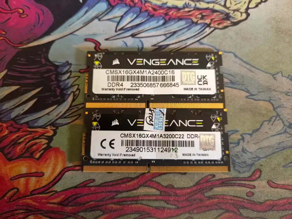 Memori RAM Sodimm Corsair Vengeance ddr4 16gb Lifetime DTG