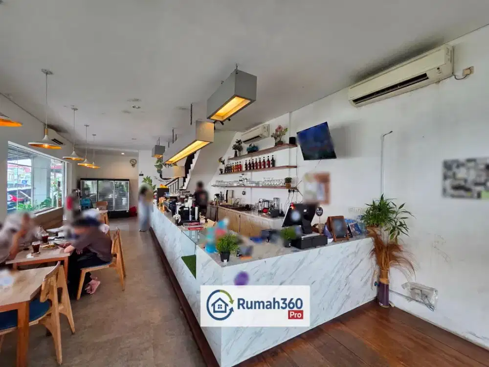 Jual Ruko Huk hadap 2 sisi Jalan besar BSD Tangerang cocok untuk café RJ02