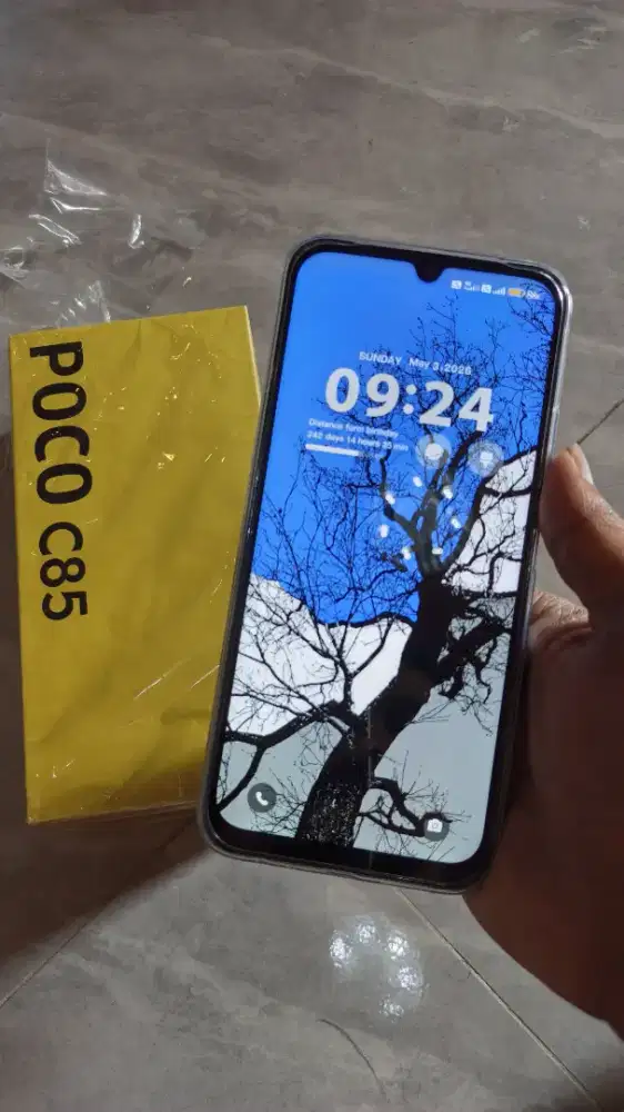 Jual poco c85 8/256 like new fullset no minus