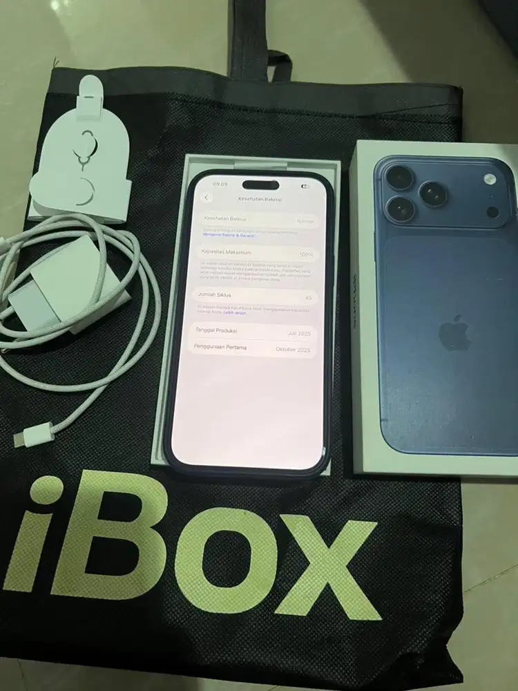 Ibox Iphone 17 Promax 512 cc 45 masih seperti baru
