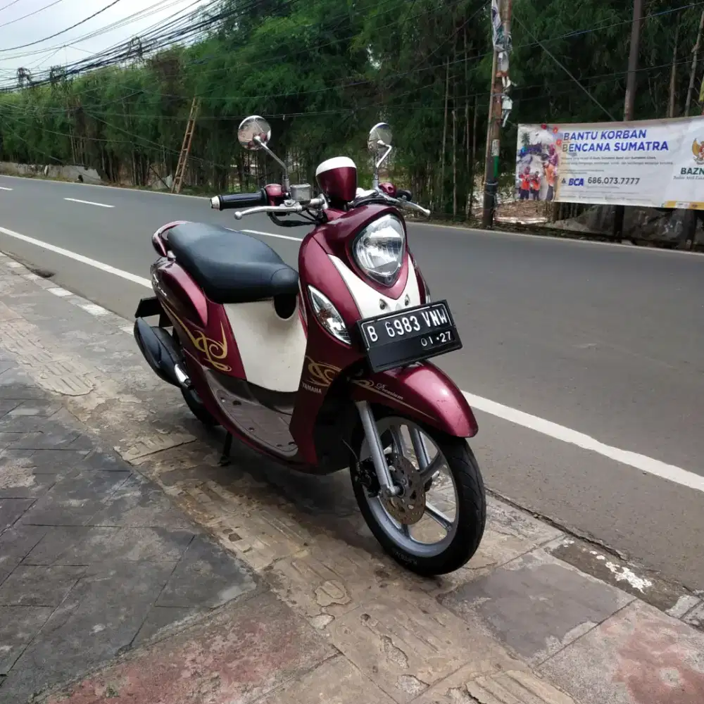 Yamaha Fino 125 Premium 2017 Lengkap Bagus Mesin Aluss