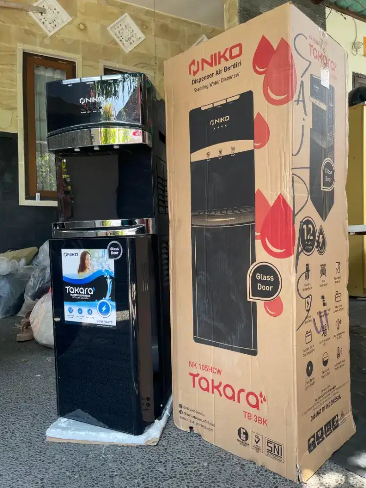 Merk NIKO TAKARA water dispenser 3 in 1 baru galon bawah