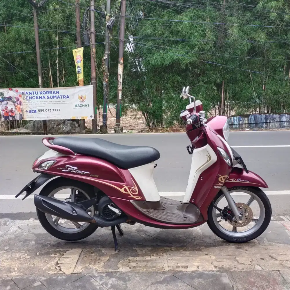 Yamaha Fino 125 Premium 2017 Mesin Aluss Lengkap Bagus