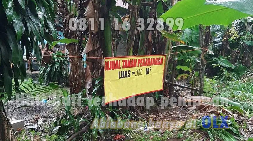 Jual Tanah Pekarangan di Parung Bogor Luas 294m2, Siap SHM