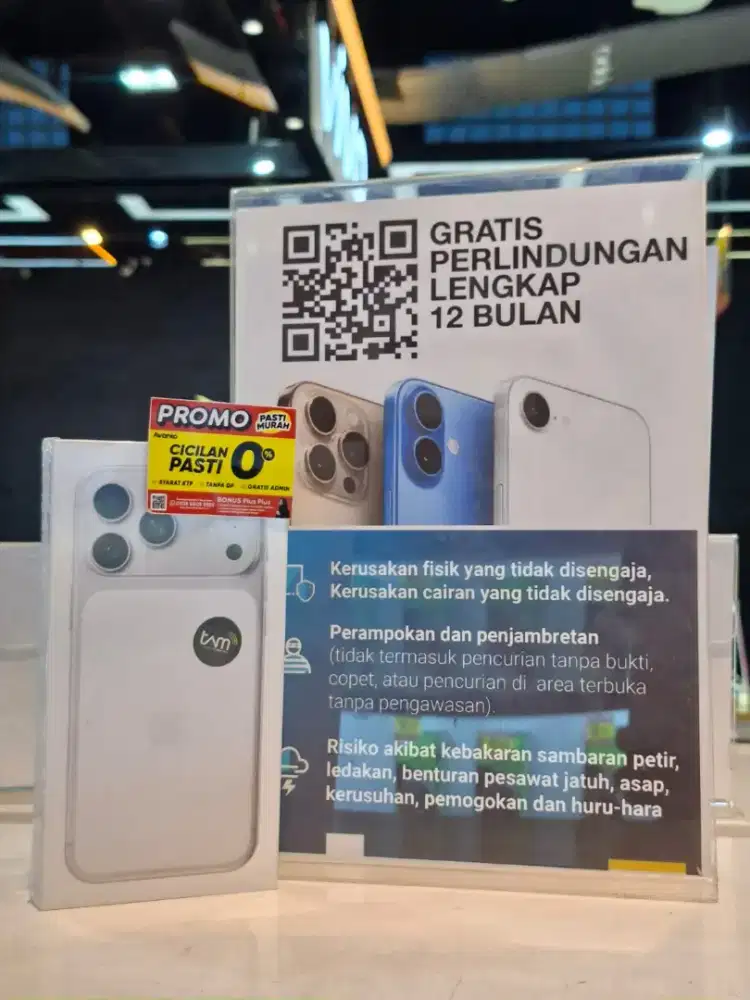 iPhone 17 Pro Max Silver 256gb Langkah 1 Unit Bisa Cod