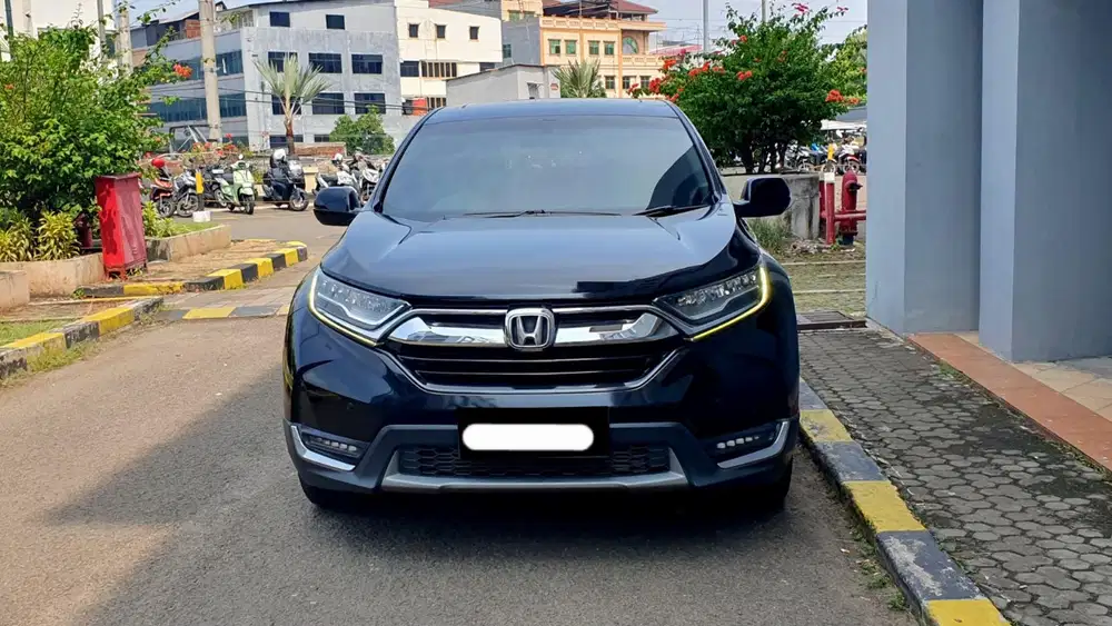 Honda crv turbo prestige 2018 hitam sunroof pajak panjang