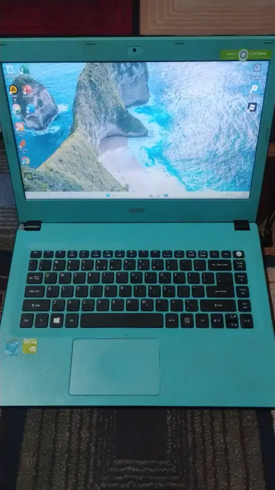 LAPTOP ACER 14 SLIM i3 8/120 SSD DUAL VGA NVIDIA BELAJAR KETIK KETIK