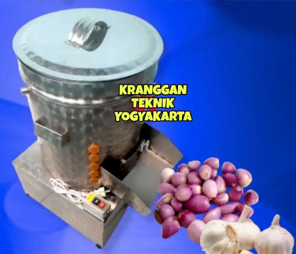(KRANGGAN TEKNIK)mesin pengupas kulit bawang merah bawang putih