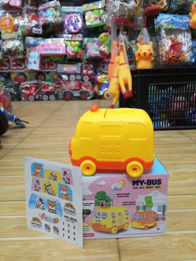 mainan anakk celengan my bus