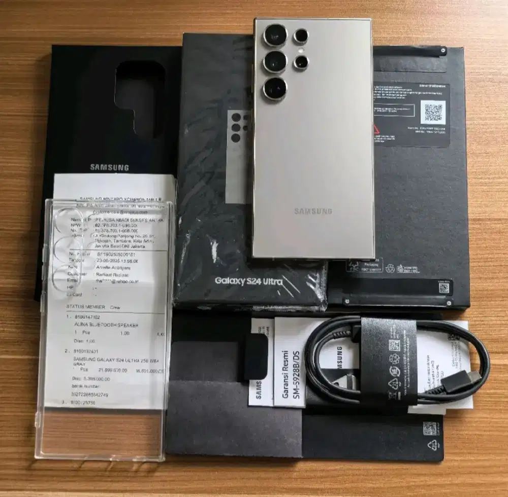 Dijual SAMSUNG S24 ULTRA RAM 12/512GB Fullset Mulus Banget
