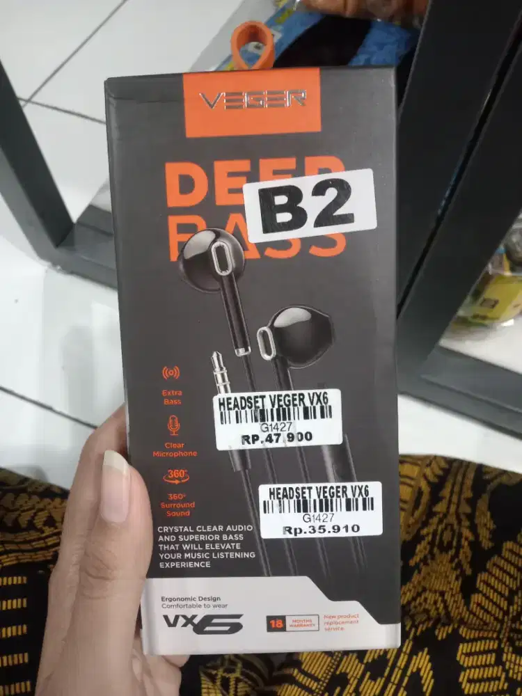 HEADSET VEGER VX6| ATLANTIS DAHSYAT