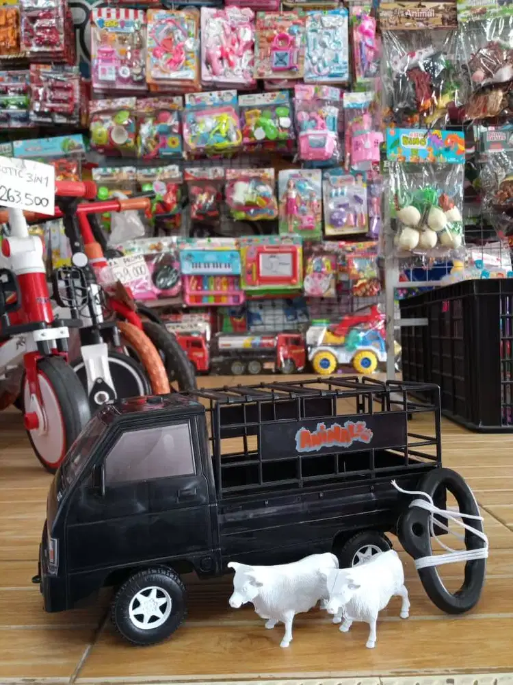 mainan anak mobil pickup animall