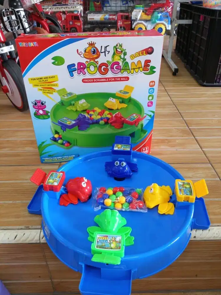 mainan anak hungry frog 4 set