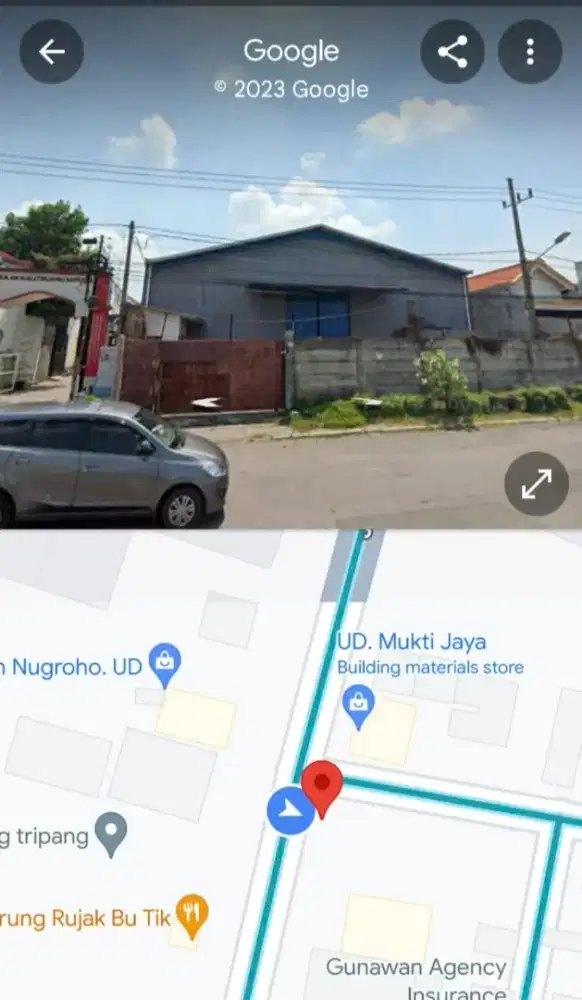 Disewakan gudang kyai tambak deres dekat suramadu