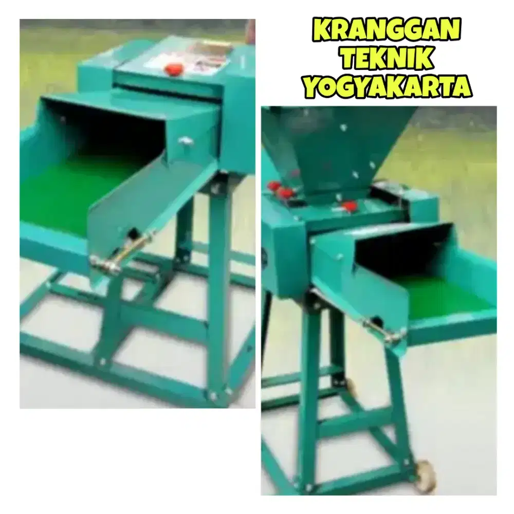 (KRANGGAN TEKNIK)pencacah rumput tebon kalanjana jerami pake conveyor