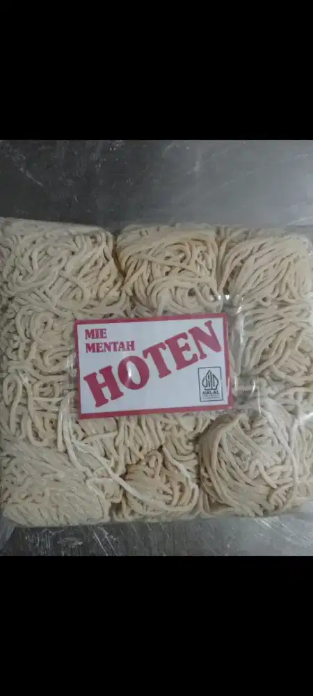 Mie mentah 100% HALAL