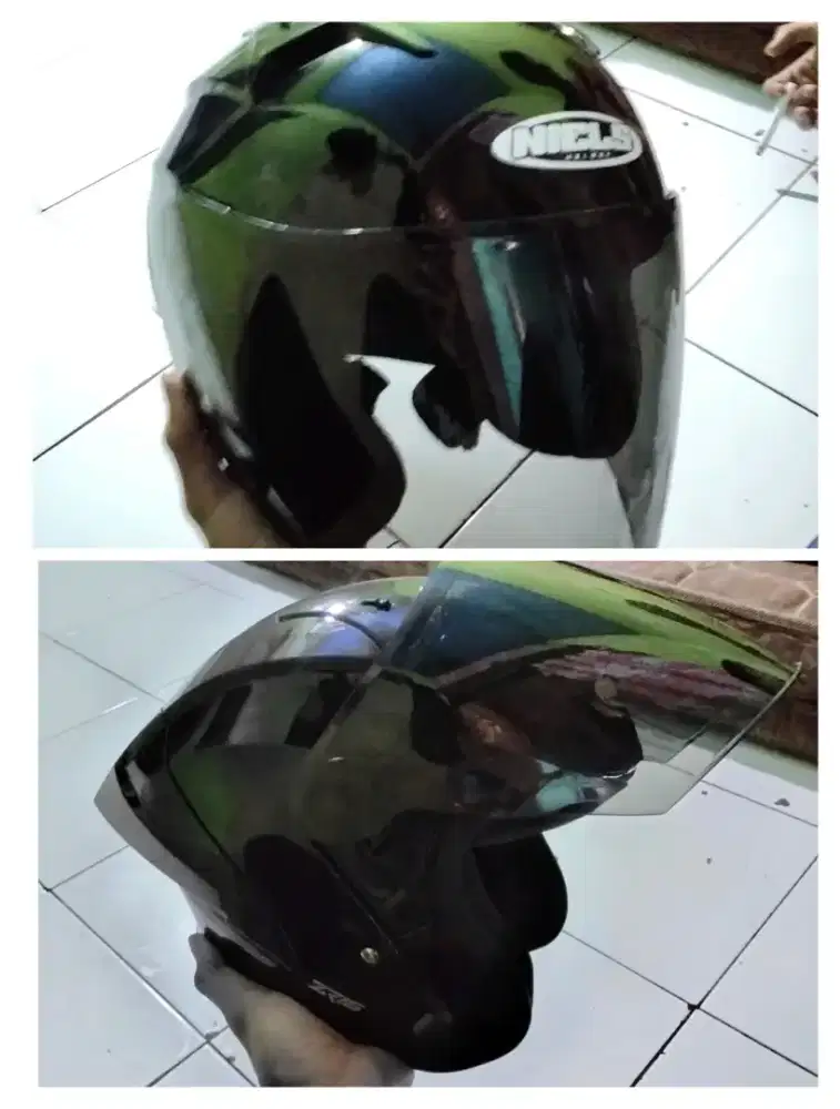 jual helm niels kondisi masih baru,baru di pake 1 hari