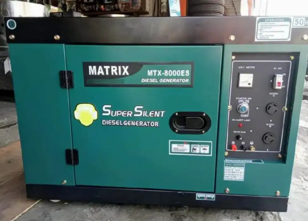 Genset silent 6500 watt