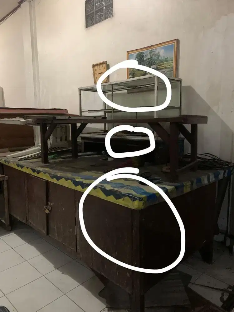Jual Meja dan Rak Kaca Jualan