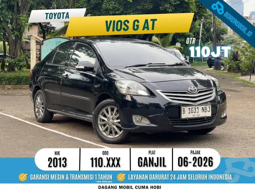 Sedan Irit Perawatan Mudah | Toyota Vios G Metik 2013 Hitam