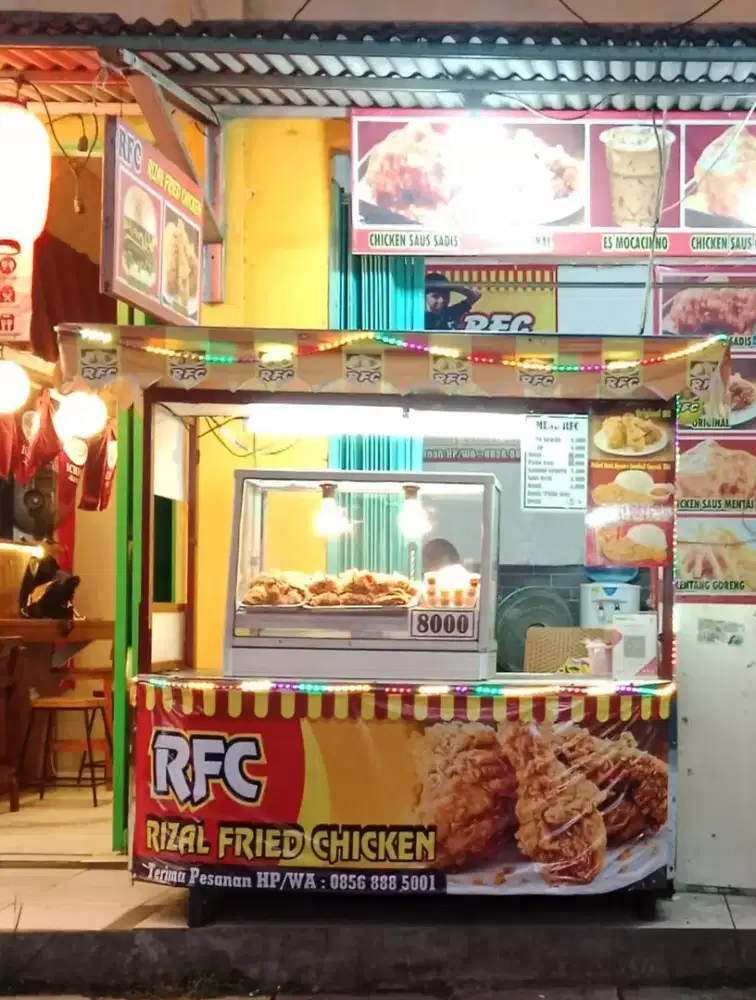 Gerobak serbaguna. Gerobak chicken. Gerobak burger. Gerobak kebab