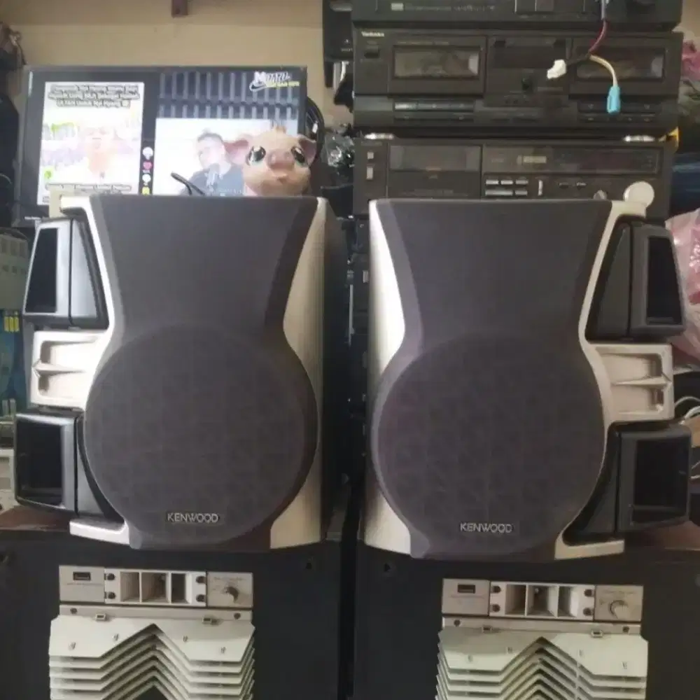 Speaker Kenwood ls-n752 6 inch 4 way 6 inch Subbwoofer full original