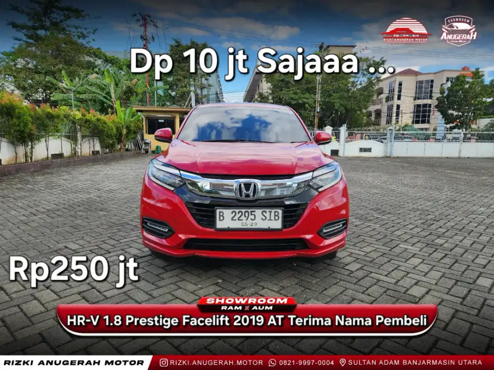 Dp ringan HR-V 1.8 Prestige Facelift 2019 Automatic AT
