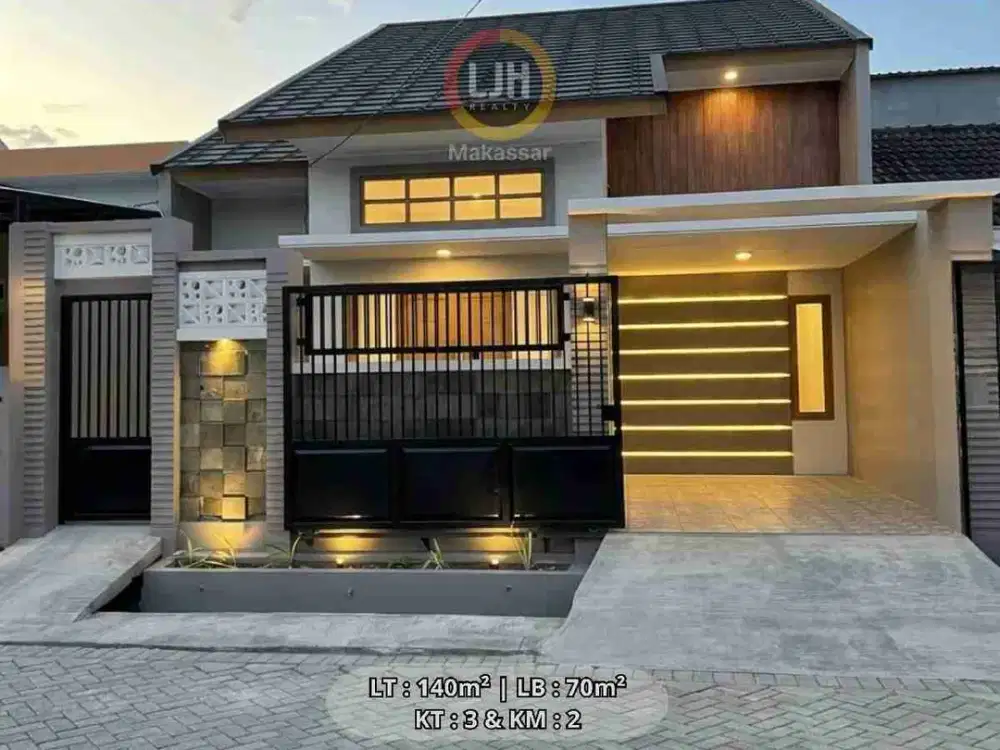 Dijual Rumah Baru 10x14 Sudiang Raya Kota Makassar