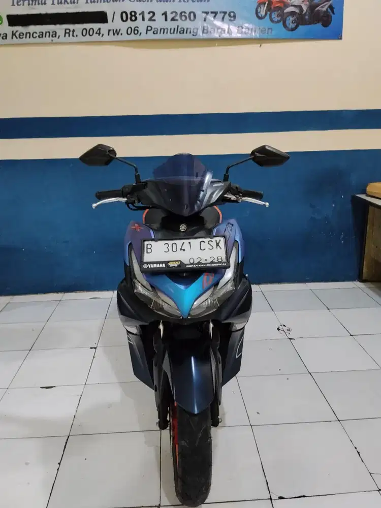 jual yamaha aerox new cybercity 2023 siap pakai