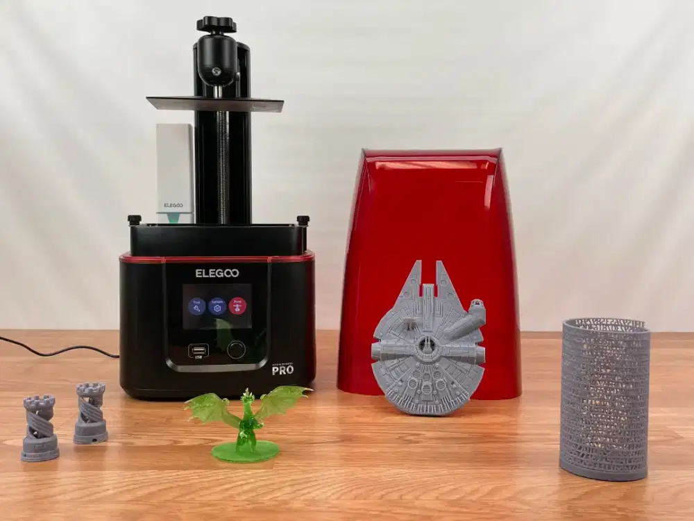 Printer 3D resin ELEGOO Mars 3 dilengkapi dengan LCD monokrom Ultra 4K