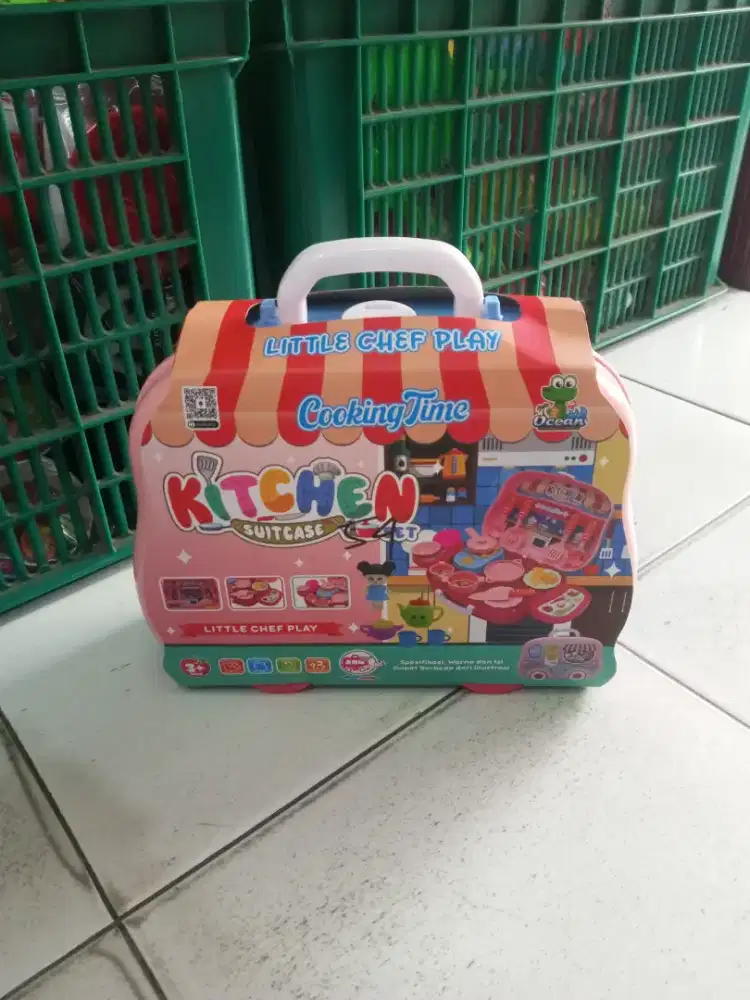 Mainan Anak kitchen set koper